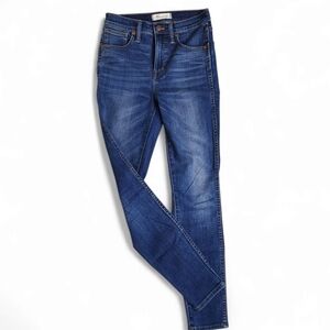 Madewell 10" High-Rise Skinny Jeans Size 25 Medium Wash Denim